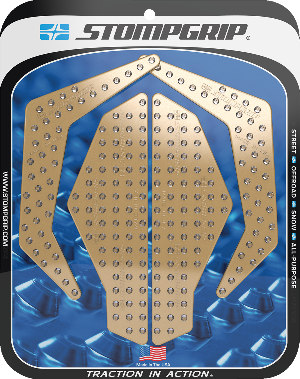 Traction Pad Tank Grips - Volcano - Clear - GSX-S 1000SM Katana 2020 - 2020