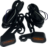 Marker Lights - Black - Amber Lens - \'04-\'13 XL 2004 - 2013