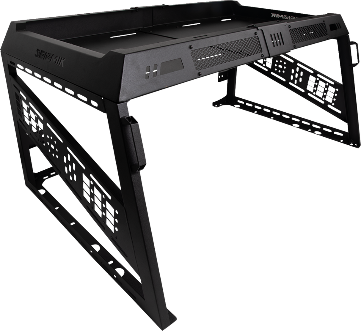 Bed Rack Kit - Full Height - Black - Cam Am/Defender | Polaris/Ranger 2016 - 2021