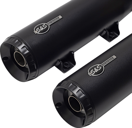 Grand National Slip-On Mufflers - Black - 50-State 2015 - 2023