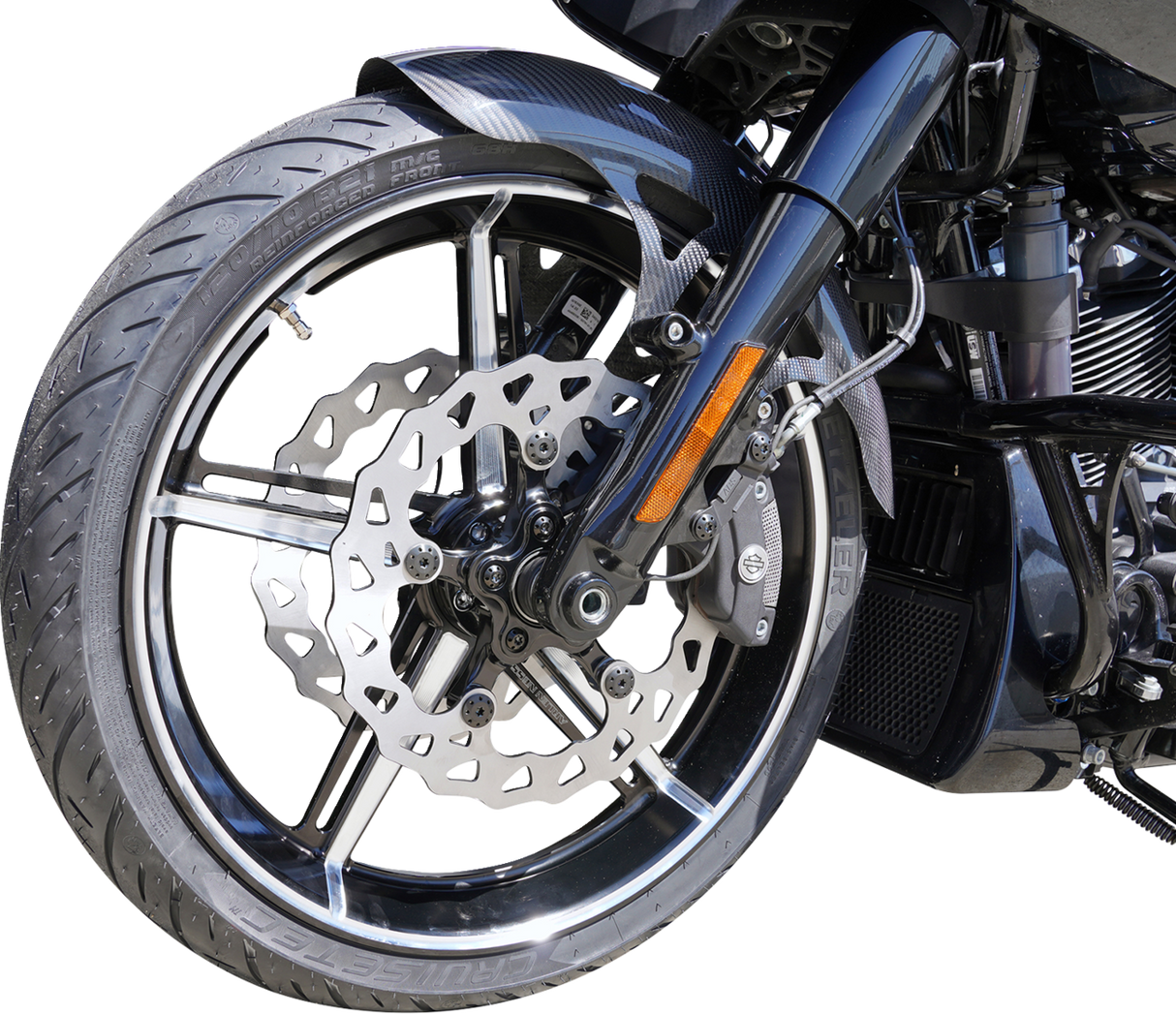 Wheel - Factory 24 - Front - Black/Contrast Cut - 21x3.5 2024 - 2025