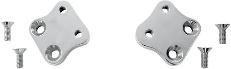 Kick Back Plate - Chrome - FXD 1991 - 2017