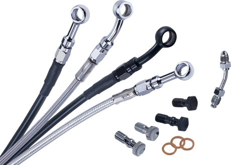 Brake Line - Upper - Stainless Steel - +8\" 2023 - 2024