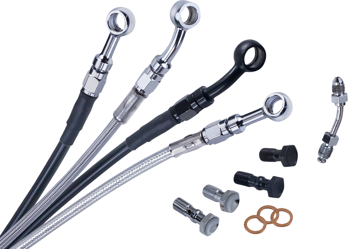 Brake Line - Upper - Stainless Steel - +6\" 2023 - 2024