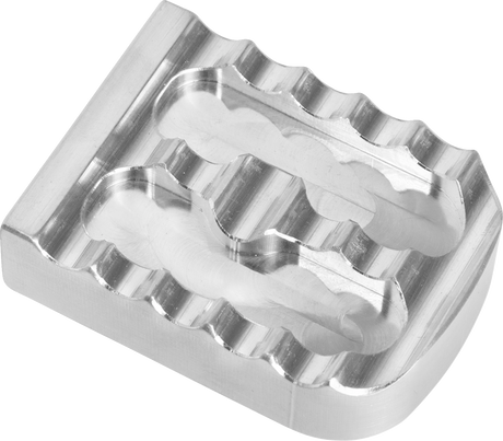 Brake Pedal Cover - Silver - Serrated 2018 - 2023