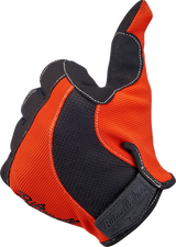 Moto Gloves - Orange/Black - Large