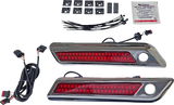 Latch Light - Saddlebag - Dual Color - Red - Chrome 2014 - 2024