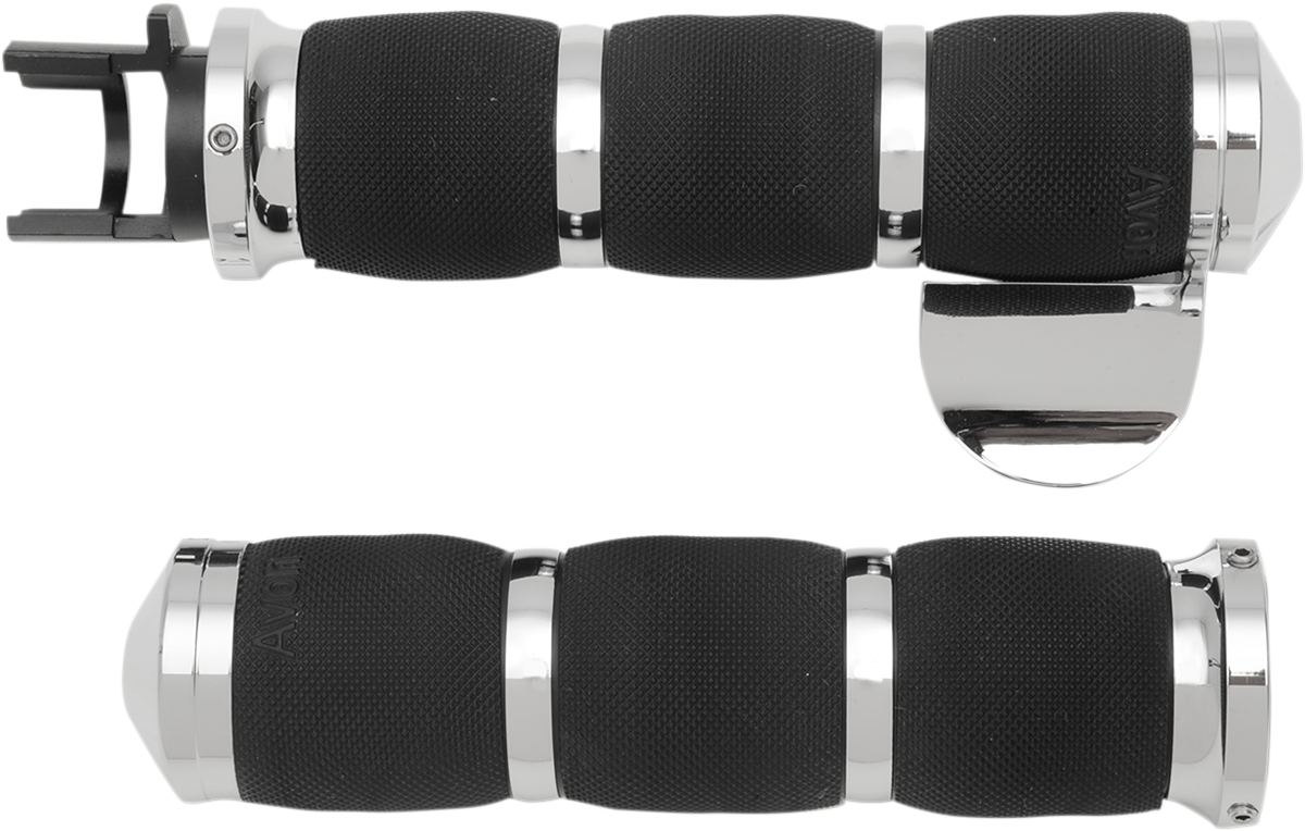 Grips - Air Cushion - Indian - Throttle Boss - Chrome 2014 - 2017