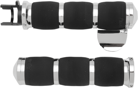 Grips - Air Cushion - Indian - Throttle Boss - Chrome 2014 - 2017