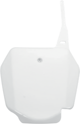 Front Number Plate - White 2000 - 2023