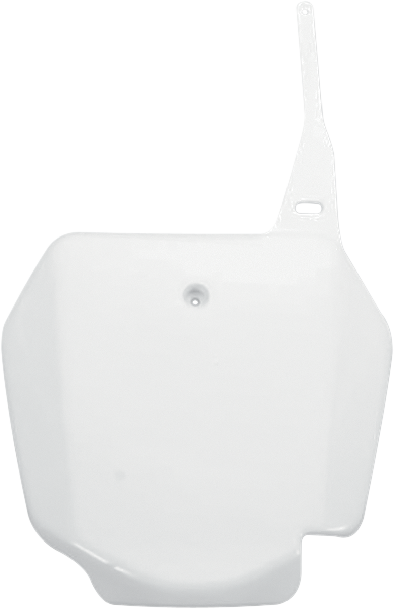 Front Number Plate - White 2000 - 2023