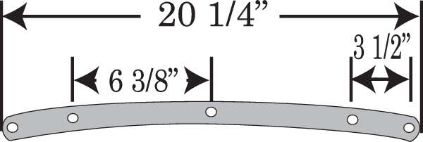 Road King Replacement Plastic - 19\" - Solar 1994 - 2020