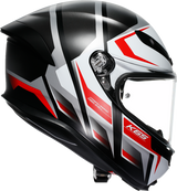 K6 S Helmet - Karve - Matte Black/White/Red - Large