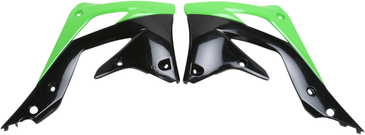 Radiator Shrouds - Green/Black 2012 - 2015