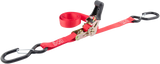 Ratchet Straps - 1\" x 6\' - Red - Pair