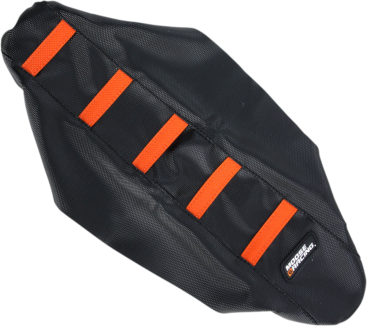 Ribbed Seat Cover - Black Cover/Orange Ribs - KTM 2009 - 2015
