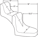 Scorpion Solo Seat - Front - Black