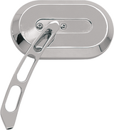 Mirror - Side View - Oval - Chrome - Right - Each