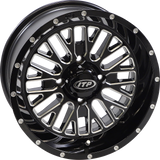 Wheel - Momentum - Front/Rear - Black/Milled - 15x7 - 4/137 - 5+2 (+30 mm) 2003 - 2023