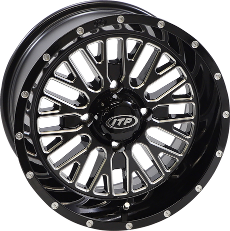 Wheel - Momentum - Front/Rear - Black/Milled - 15x7 - 4/137 - 5+2 (+30 mm) 2003 - 2023