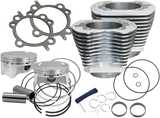 4\" Big Bore Bolt-In Sidewinder® Cylinder Kit - 110\" - Silver 2007 - 2017