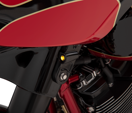 Streamliner Turn Signals - Techno - Black 2014 - 2020