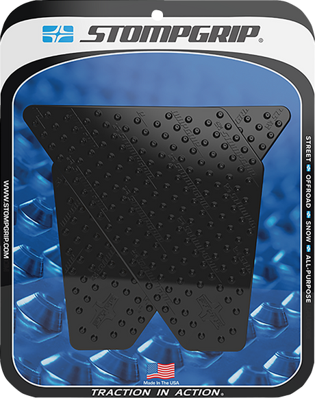 Traction Pad Tank Grips - Volcano - Black - Triumph 2022 - 2025