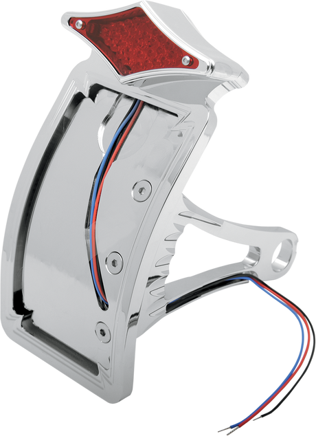 Taillight/License Plate - Side Mount - Curved Vertical - Diamond 2000 - 2007