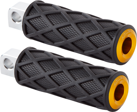 Diamond Footpegs - Male Mount - Gold