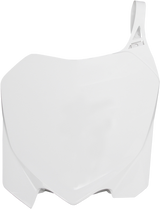 Front Number Plate - White 2009 - 2013