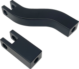 Passenger Peg Mount - Footpeg Supports - Black - FXD 2004 - 2005