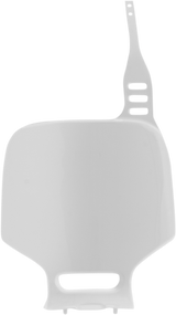 Front Number Plate - White 1993 - 2014