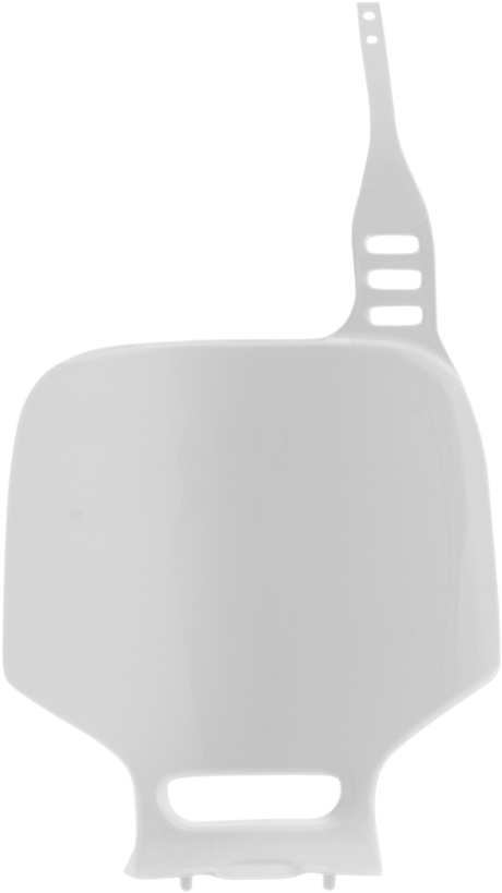 Front Number Plate - White 1993 - 2014