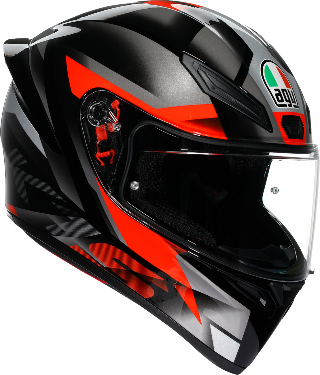 K1 S Helmet - Fastlap - Black/Gray/Red - 2XL