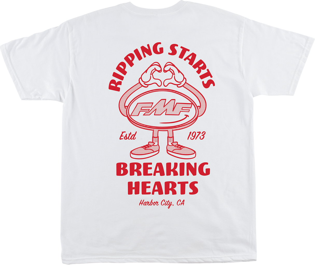 Breakin Hearts T-Shirt - White - Medium