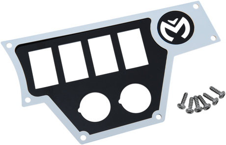 Dash Plate - Large - Right - White 2015 - 2019