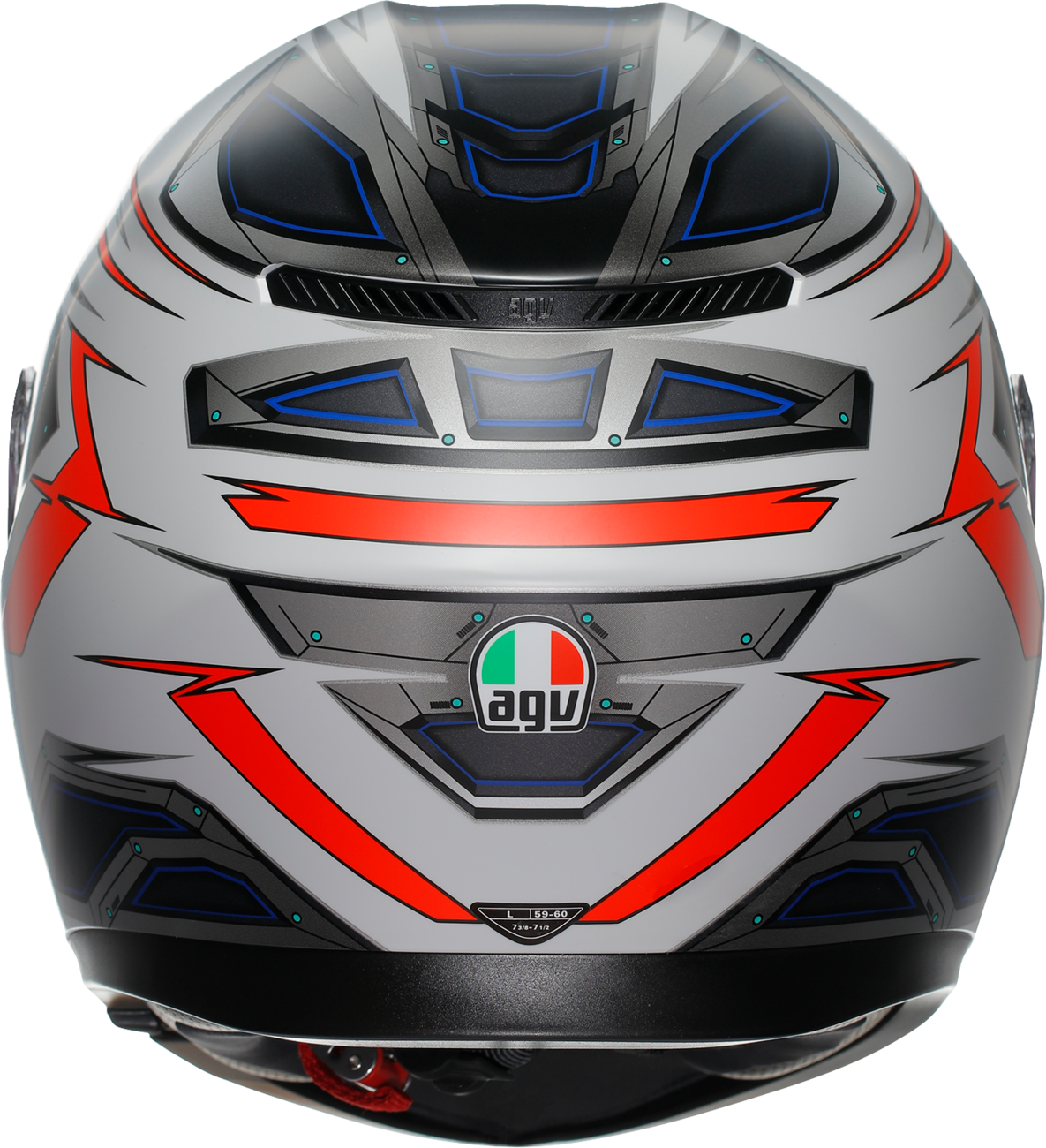 K3 Helmet - Space - Matte White/Red Fluo - XL