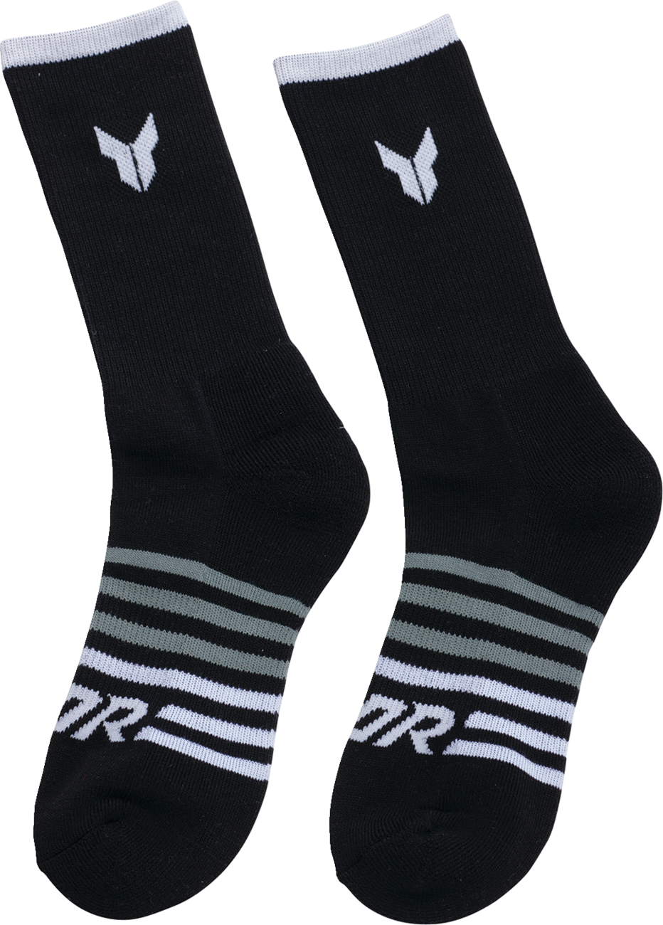 Crew Socks - Black - Large/XL - 3 Pack