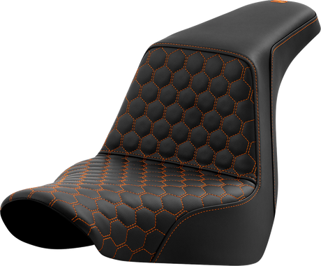 Step-Up Seat - Honeycomb - Orange Stitching - FL/FX \'18-\'24 2018 - 2024