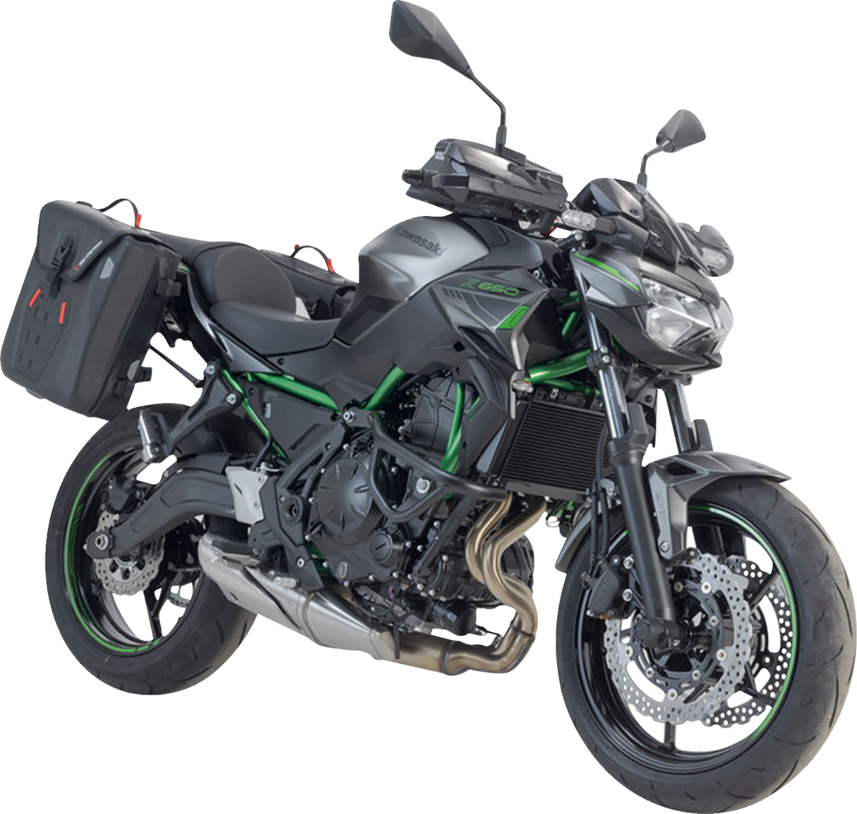 SysBag Side Bag System - Black - Kawasaki EX650 Ninja/Z650 \'16-\'24 2016 - 2024