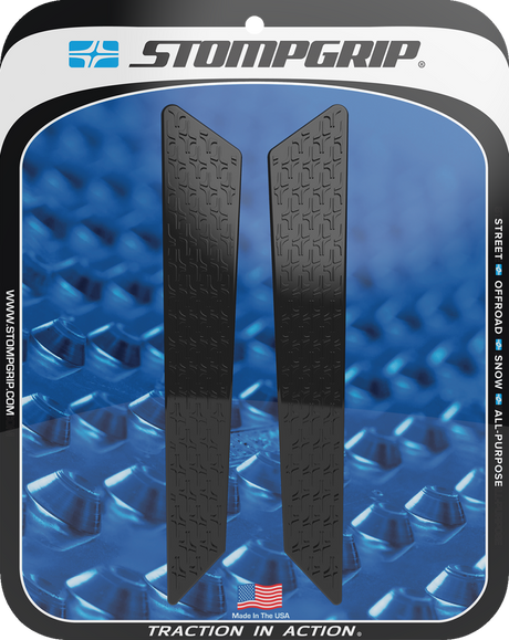 Traction Pad Tank Grips - Icon - Black - Tiger 1200 Rally Explorer 2022 - 2024