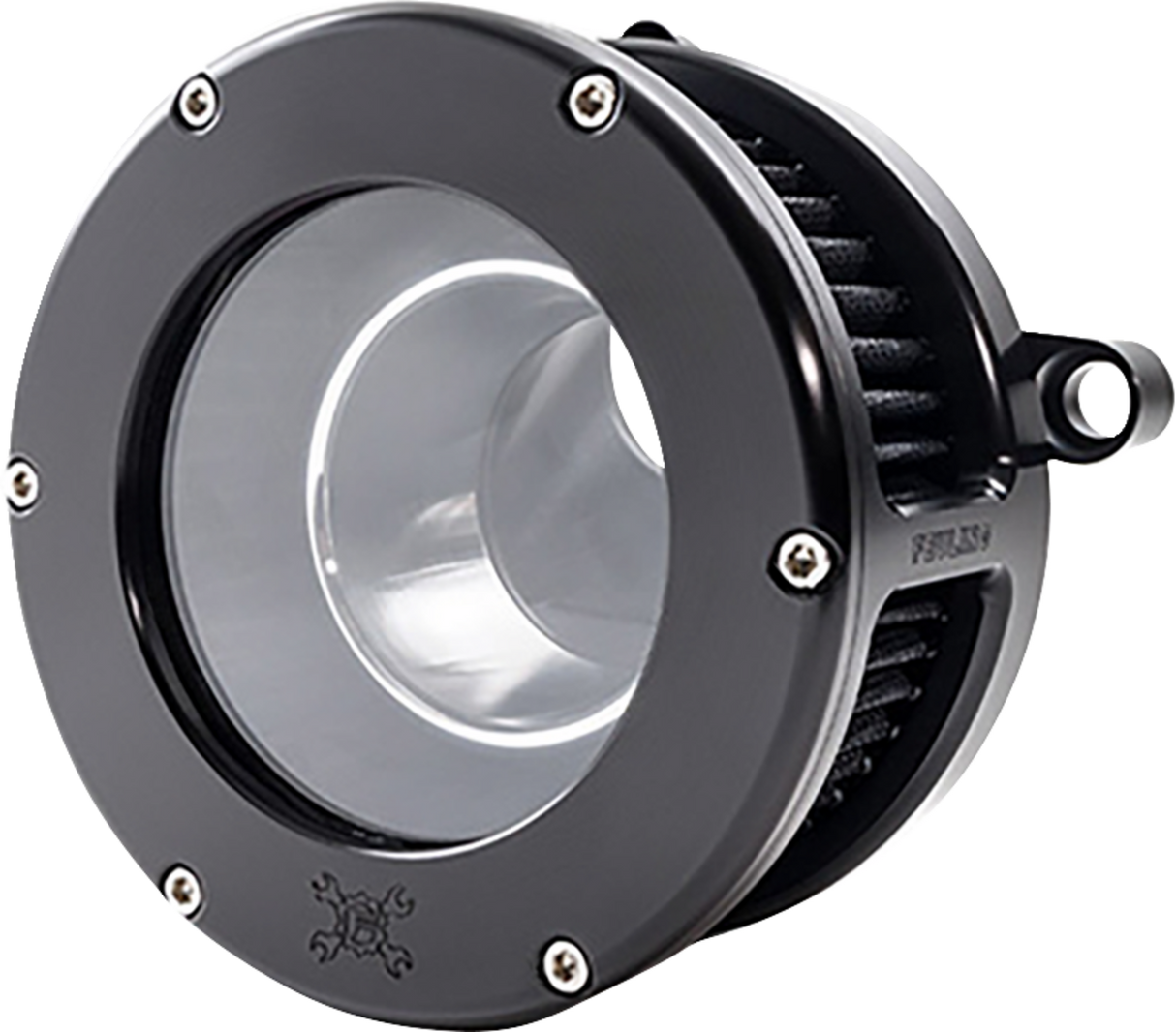 BA Air Cleaner Kit - Black/Clear with Black Filter - M8 2023 - 2024