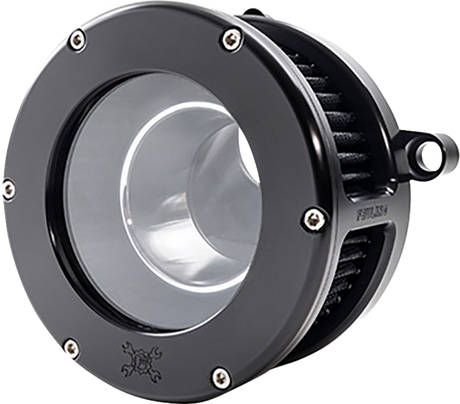 BA Air Cleaner Kit - Black/Clear with Black Filter - M8 2023 - 2024