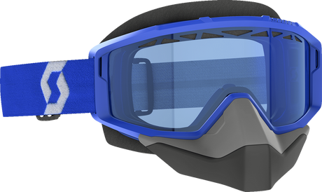 Primal Snow Cross Goggle - Blue/White - Dual Lens - Blue