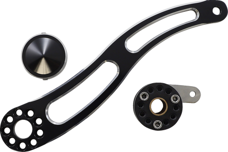 Brake Arm - Slotted - Black - FL 1987 - 2007