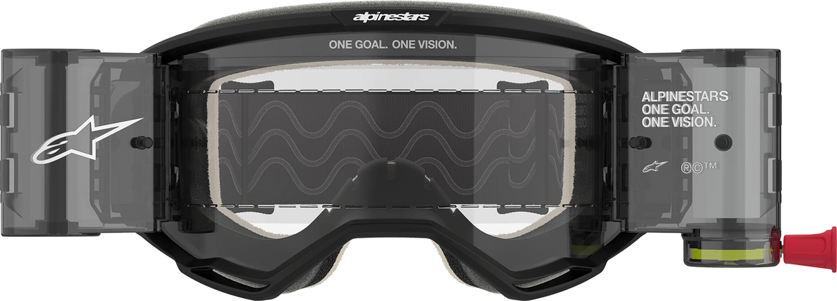 Vision 5 Roll-Off Goggle - Corp - Black - Clear Lens