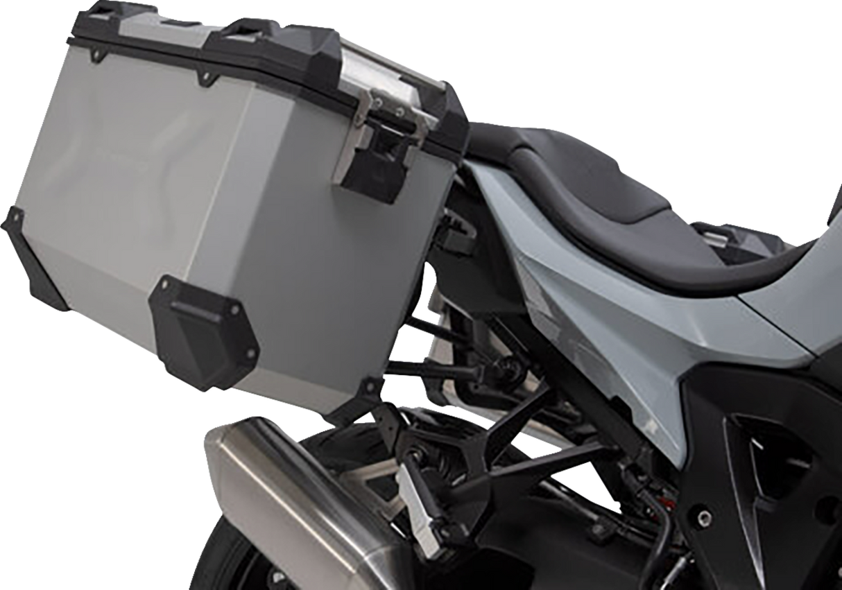 TRAX ADV Aluminum Case System - Silver - BMW S 1000 XR \'19-\'24 2019 - 2024