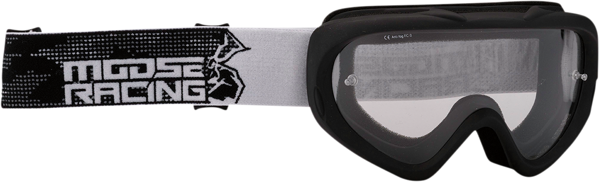 Youth Qualifier Goggle - Agroid - Stealth - Clear Lens