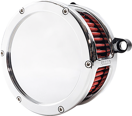 BA Air Cleaner Kit - Chrome with Red Filter - M8 2023 - 2024