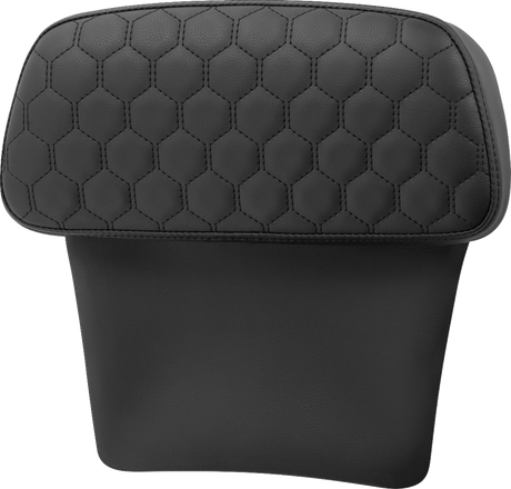 Chopped Tour Pak Pad - Honeycomb - Black Stitching - FLH/FLT \'14-\'24 2014 - 2024